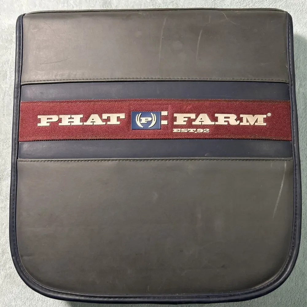 Y2K 2000s Vintage Phat Farm 18 Page CD Disk Case Hard Plastic Top Vtg Grunge 90s